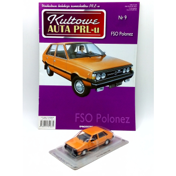 Polonez 1500 + gazetka - skala 1:43 - DeAgostini Kultowe Auta PRL